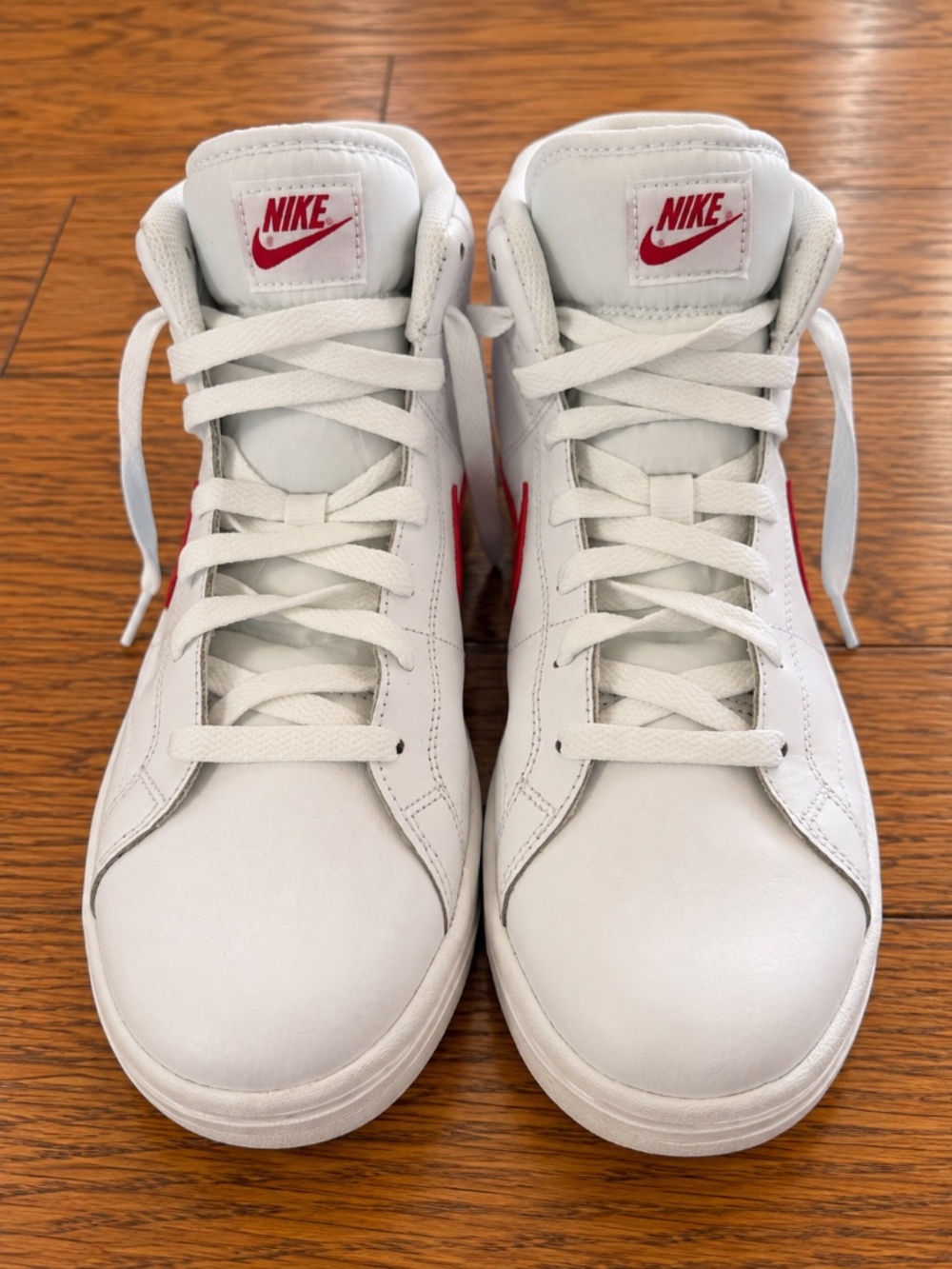 Nike Court Royale 2 Mid White Red High Top Sneakers Women’s Size 10 (Unisex)